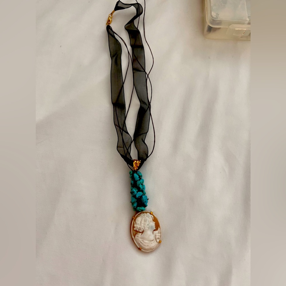 Large Beautiful Authentic Vintage shell Cameo from Italy!